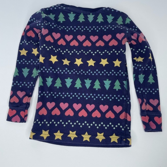 Primary 2pc Child's Christmas Tree Fair Isle Pajama Size 2-3 100% Organic Cotton - Picture 6 of 10